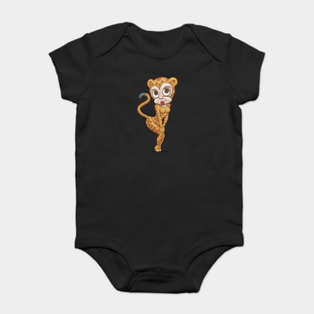 old timey Cheetah Baby Bodysuit by majanation